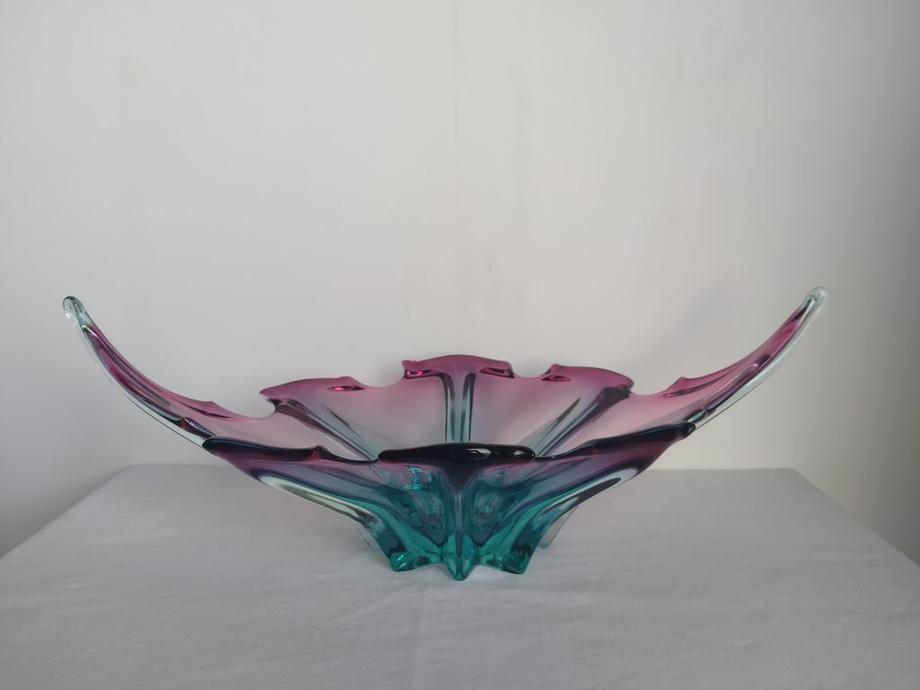 Coupe Murano bicolore (rose-bleu)