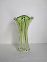 Vase en cristal vert, Art Nouveau