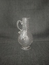 Petit pichet en verre soufflé et taillé fin XVIIIe siècle