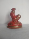 Boite en porcelaine en forme de coq, Limoges