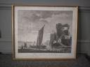 Gravure anglaise, "Petite Marine Angloize", Pillement, Roberts