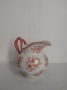 Pot à lait, porcelaine fin XIXe siècle, décor main
