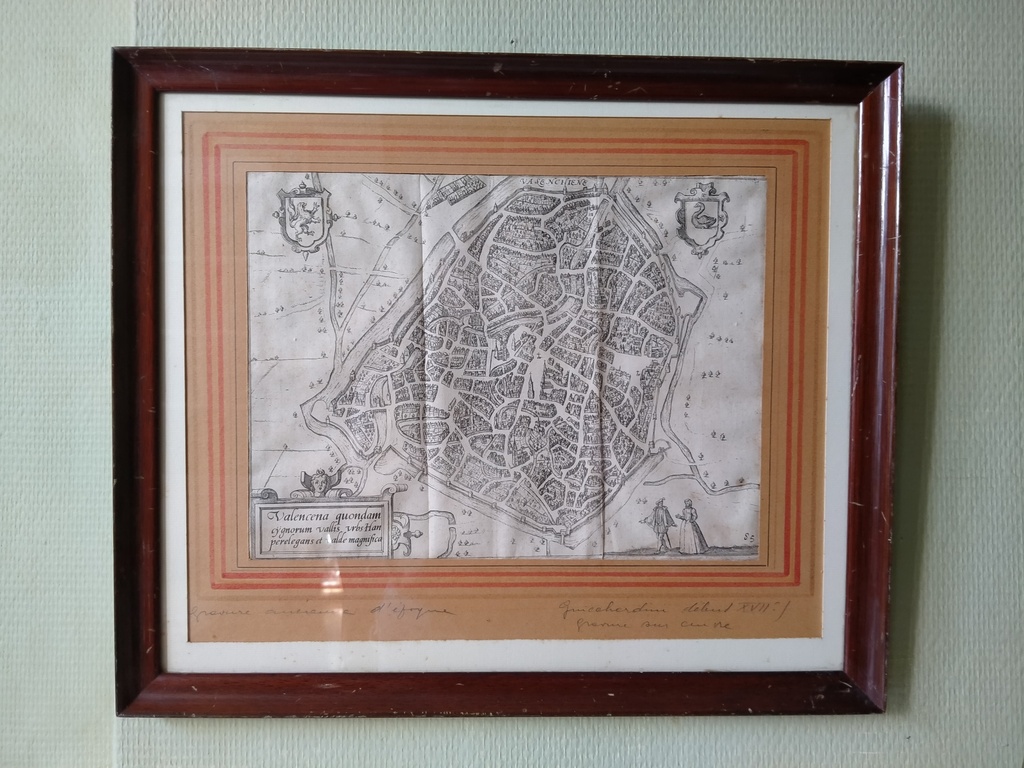 Plan de Valenciennes, début XVIIe siècle, Guichardin