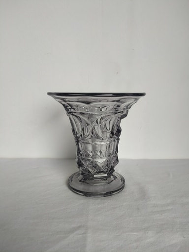 [A084/2] Vase en verre violet, Belgique