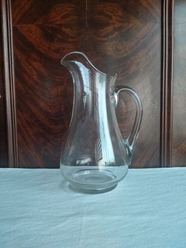 [A053/1] Pichet à cidre en verre soufflé, XIXe siècle