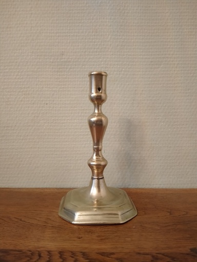 [24009] Flambeau bronze/laiton Régence, 1ere moitié XVIIIe siècle